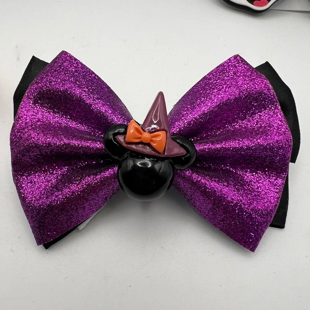 Disney Mickey and Minnie Mouse Hair Accessory Lot of 4 VTG Retro Disneyana